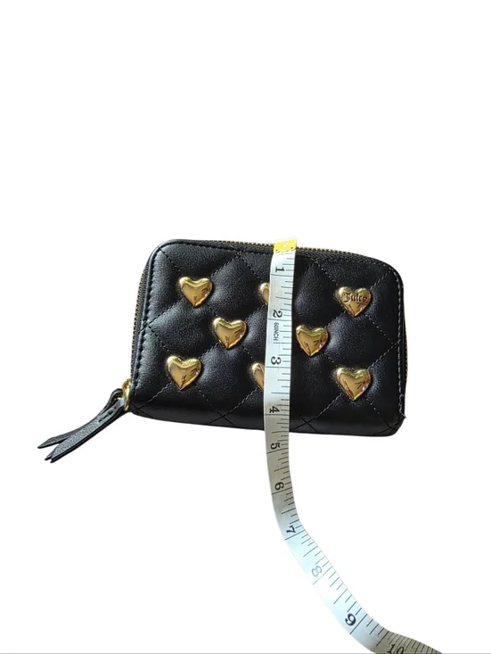 JUICY COUTURE Love Black Double Zip-Around Wallet - Picture 8 of 8